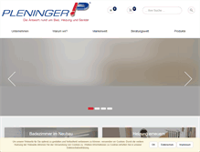 Tablet Screenshot of pleninger.net